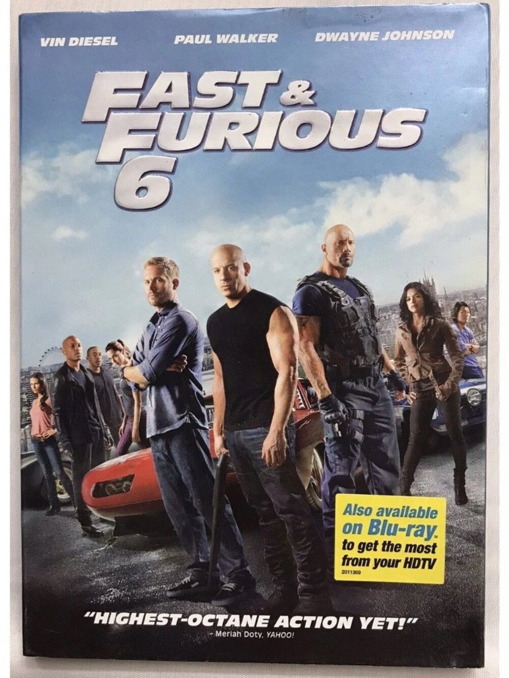 Fast & Furious 6 DVD with slip cover